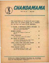 May 1972 English Chandamama magazine page 5