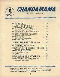 September 1972 English Chandamama magazine page 7
