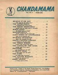 October 1972 English Chandamama magazine page 5