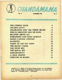 October 1973 English Chandamama magazine page 3