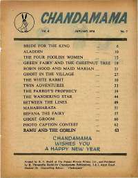 January 1974 English Chandamama magazine page 3