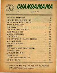 October 1974 English Chandamama magazine page 5