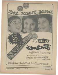 February 1973 Telugu Chandamama magazine page 73