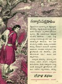 November 1976 Telugu Chandamama magazine page 19
